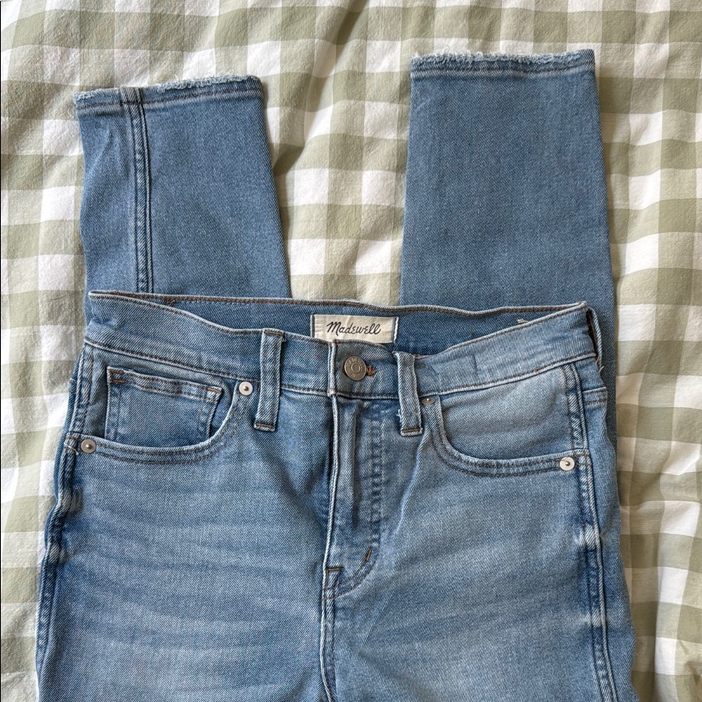 Madewell 10” high-rise skinny crop Size 25